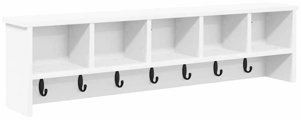 Prikabinamas paltas Sieninis Balta 100 x 16 x 26 cm