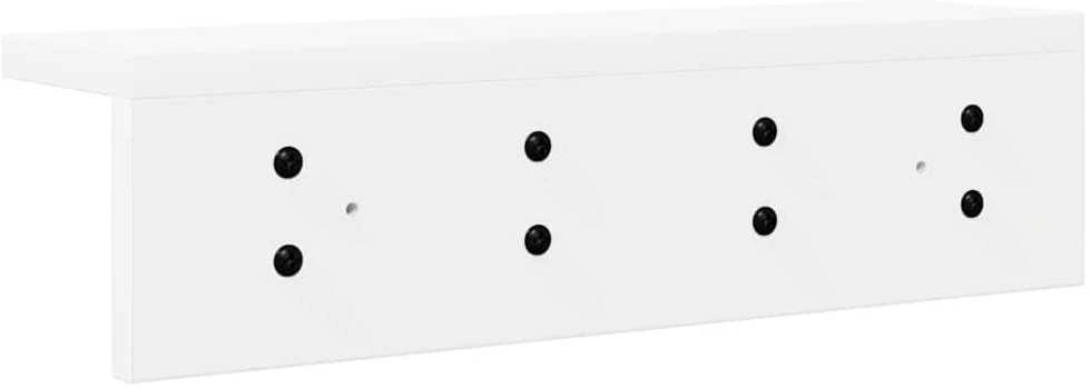 Prikabinamas paltas Sieninis Balta 40 x 10,5 x 10,5 cm