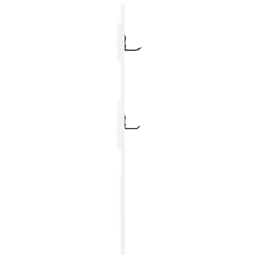 Prikabinamas paltas Sieninis Balta 65 x 3 x 100 cm