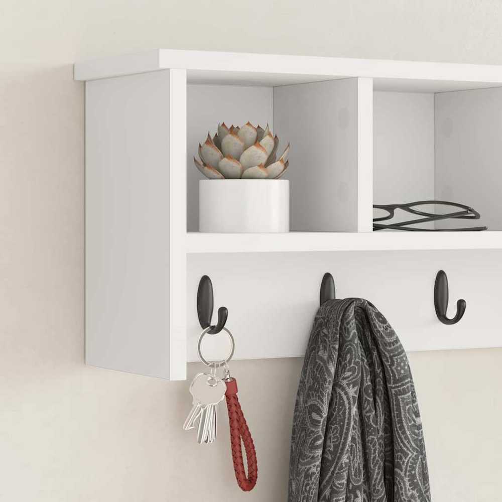 Prikabinamas paltas Sieninis Balta 75 x 16 x 26 cm