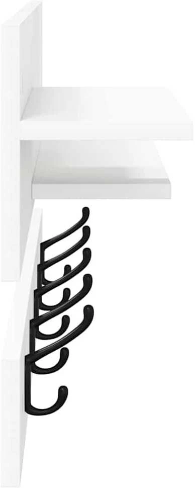 Prikabinamas paltas Sieninis Balta 90 x 15 x 36 cm