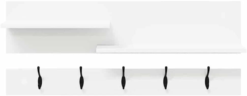 Prikabinamas paltas Sieninis Balta 90 x 15 x 36 cm