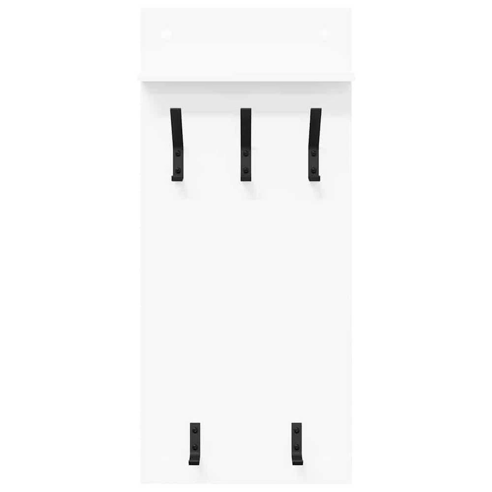 Prikabinamas paltas Sieninis Balta 40 x 10 x 90 cm