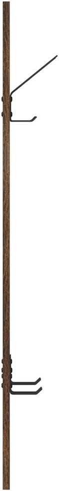 Prikabinamas paltas Sieninis Rūkyta ąžuolas 20 x 1,5 x 100 cm
