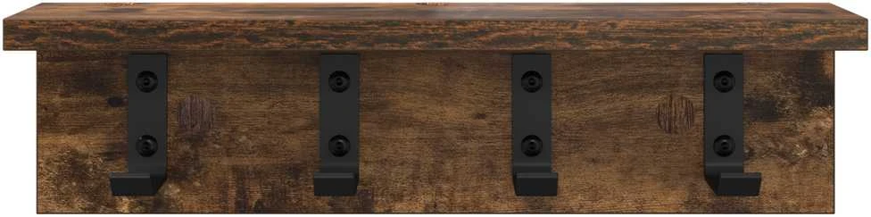 Prikabinamas paltas Sieninis Rūkyta ąžuolas 40 x 10,5 x 10,5 cm