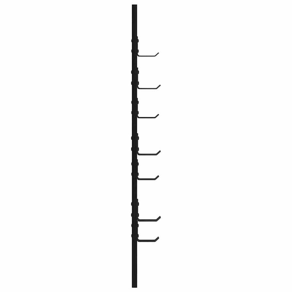 Prikabinamas paltas Sieninis Juodas ąžuolas 30 x 1,5 x 80 cm