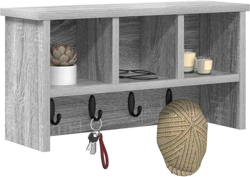 Prikabinamas paltas Sieninis Pilkas Sonoma 50 x 16 x 26 cm