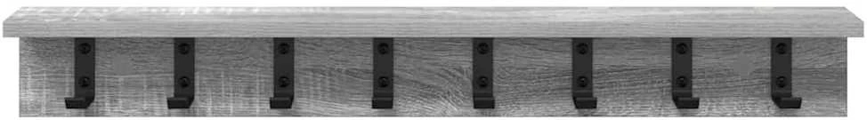 Prikabinamas paltas Sieninis Pilkas Sonoma 80 x 10,5 x 10,5 cm