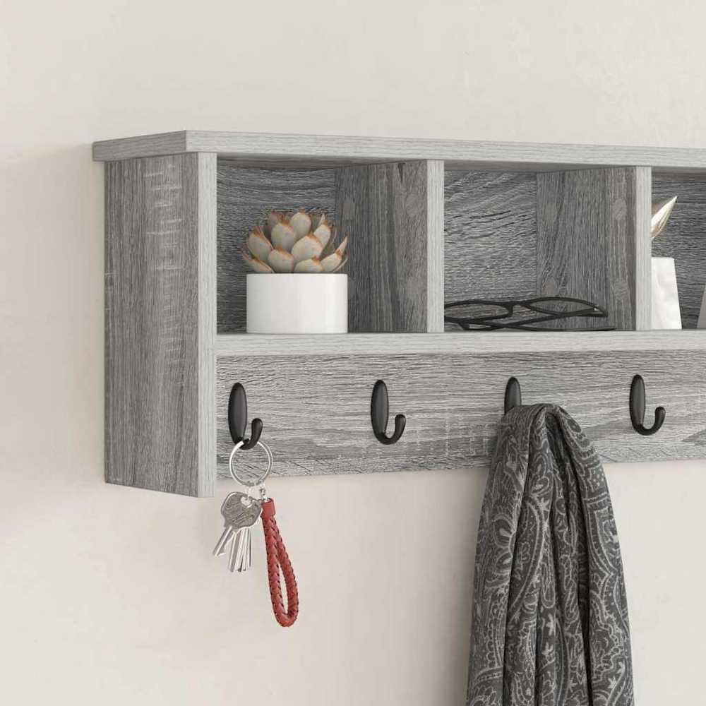 Prikabinamas paltas Sieninis Pilkas Sonoma 100 x 16 x 26 cm