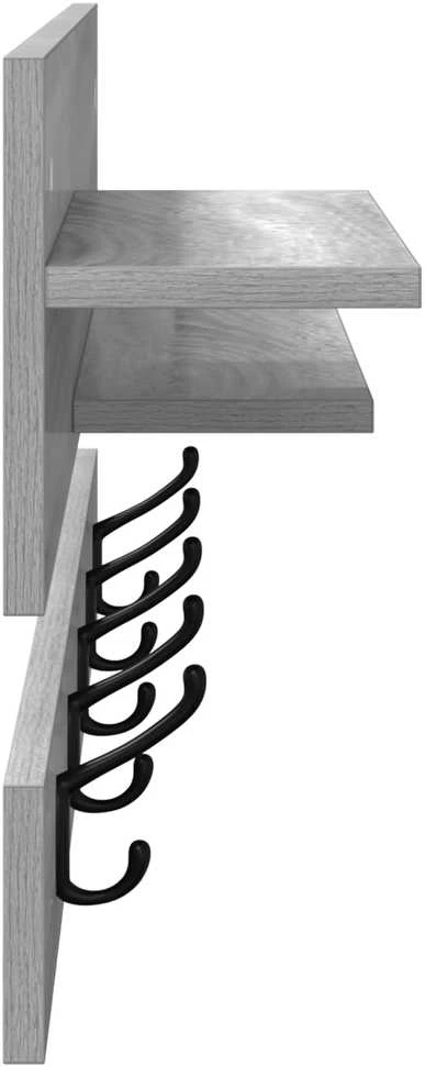 Prikabinamas paltas Sieninis Pilkas Sonoma 90 x 15 x 36 cm