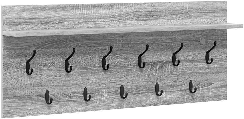 Prikabinamas paltas Sieninis Pilkas Sonoma 100 x 40 x 12 cm