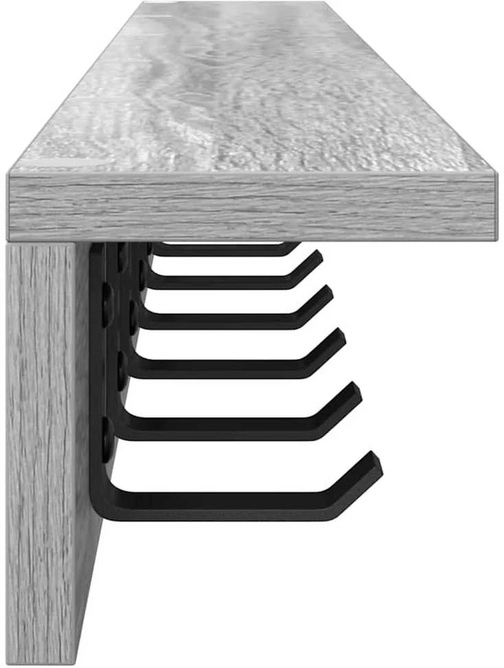 Prikabinamas paltas Sieninis Pilkas Sonoma 100 x 10,5 x 10,5 cm
