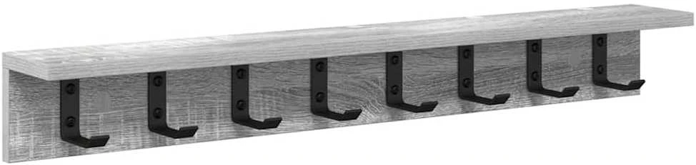 Prikabinamas paltas Sieninis Pilkas Sonoma 80 x 10,5 x 10,5 cm