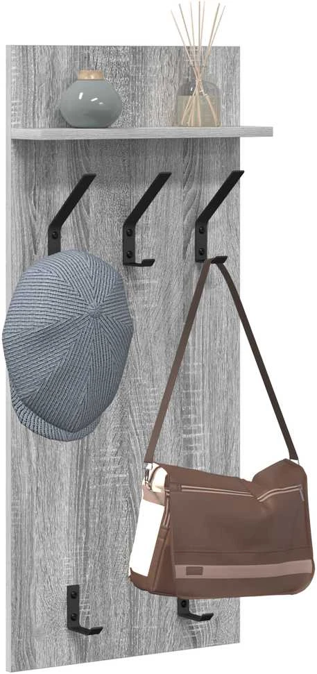 Prikabinamas paltas Sieninis Pilkas Sonoma 40 x 10 x 90 cm