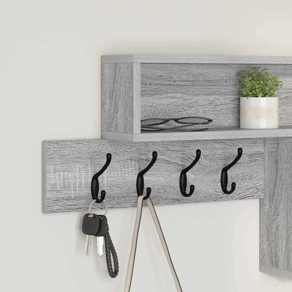 Prikabinamas paltas Sieninis Pilkas Sonoma 100 x 12 x 43,5 cm