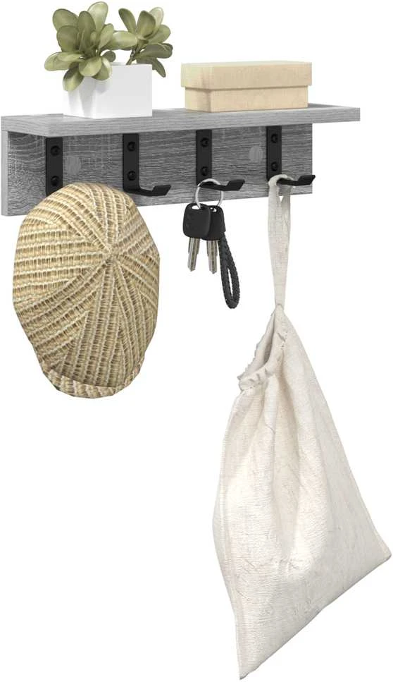 Prikabinamas paltas Sieninis Pilkas Sonoma 40 x 10,5 x 10,5 cm
