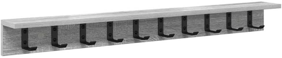 Prikabinamas paltas Sieninis Pilkas Sonoma 100 x 10,5 x 10,5 cm