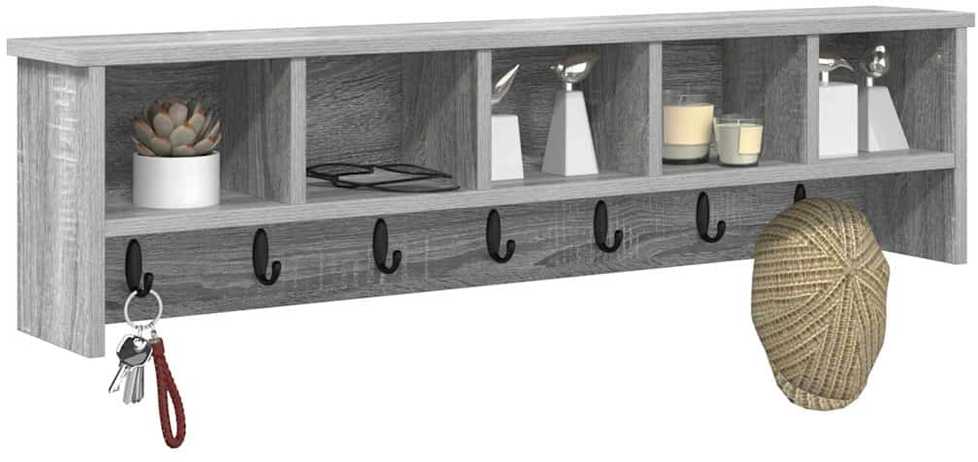 Prikabinamas paltas Sieninis Pilkas Sonoma 100 x 16 x 26 cm