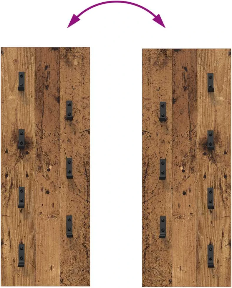Prikabinamas paltas Sieninis Senas medis 30 x 1,5 x 80 cm