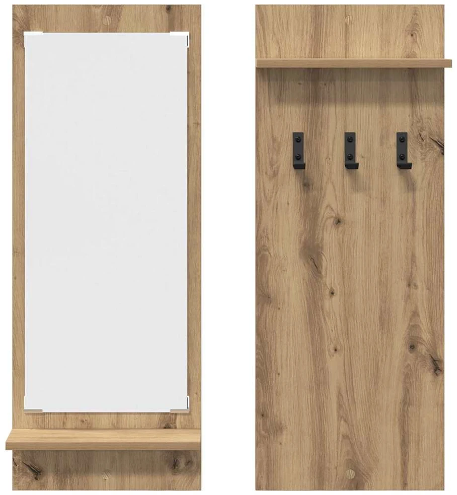 Prikabinamas paltas Sieninis Amatininkų ąžuolas 70 x 10 x 90 cm