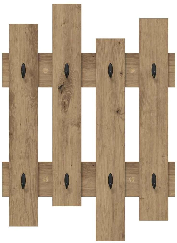Prikabinamas paltas Sieninis Amatininkų ąžuolas 60 x 3 x 82 cm
