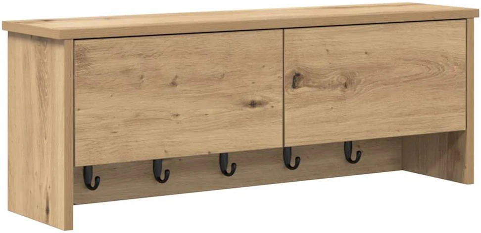 Prikabinamas paltas Sieninis Amatininkų ąžuolas 80 x 20 x 30 cm