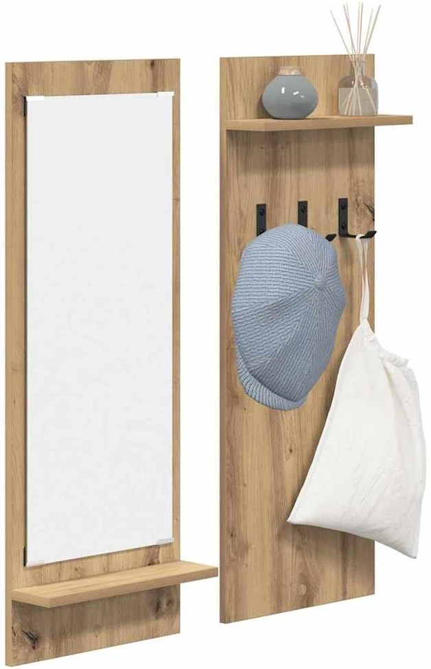 Prikabinamas paltas Sieninis Amatininkų ąžuolas 70 x 10 x 90 cm