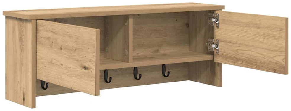 Prikabinamas paltas Sieninis Amatininkų ąžuolas 80 x 20 x 30 cm