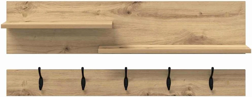 Prikabinamas paltas Sieninis Amatininkų ąžuolas 90 x 15 x 36 cm