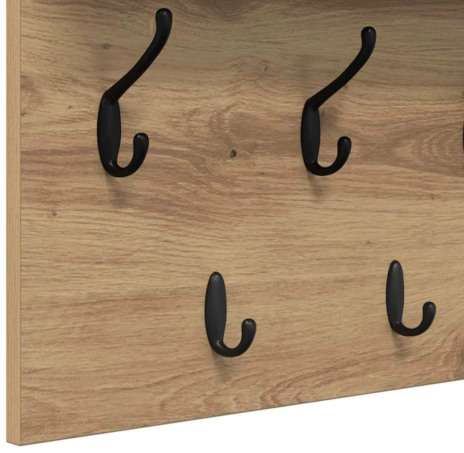 Prikabinamas paltas Sieninis Amatininkų ąžuolas 60 x 40 x 12 cm