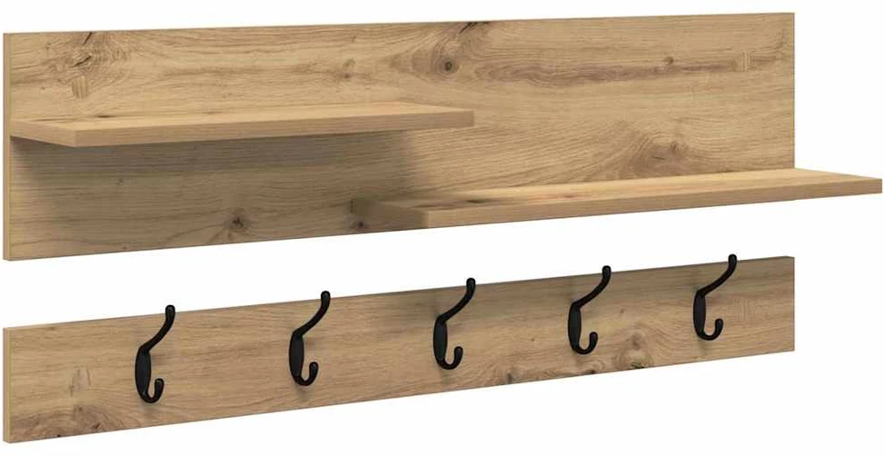 Prikabinamas paltas Sieninis Amatininkų ąžuolas 90 x 15 x 36 cm