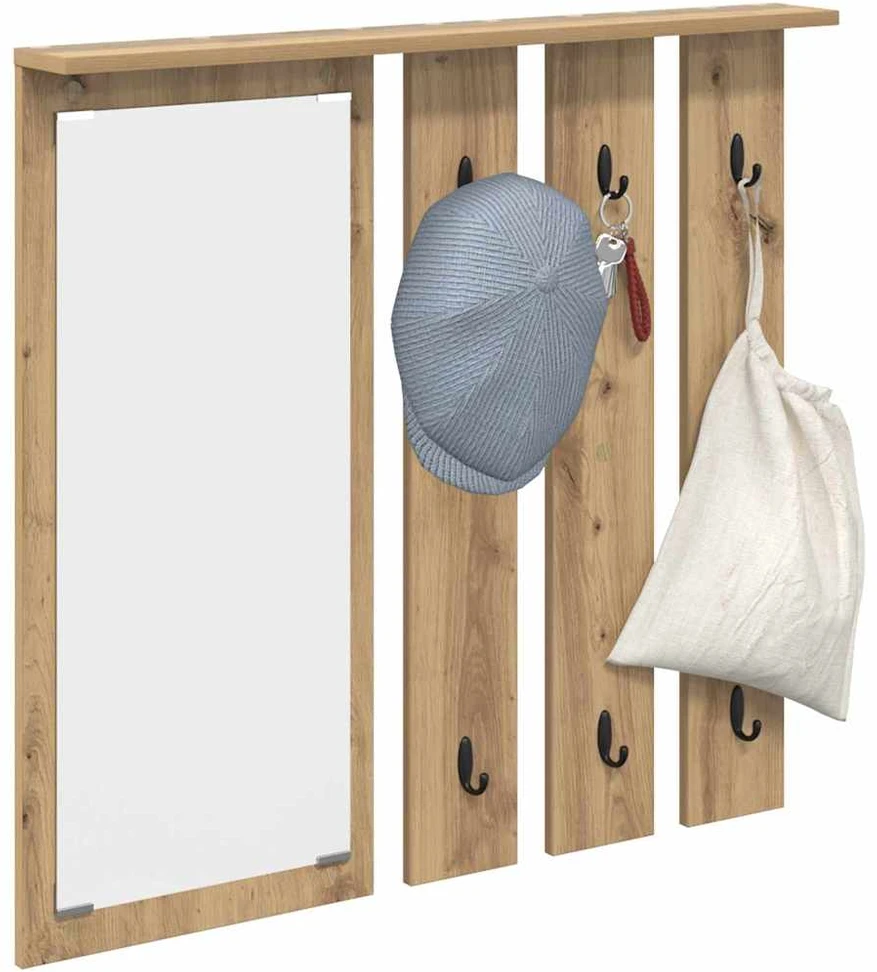 Prikabinamas paltas Sieninis artisano ąžuolo 84 x 10 x 80 cm