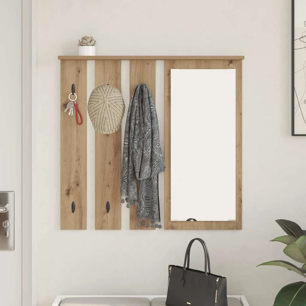 Prikabinamas paltas Sieninis artisano ąžuolo 84 x 10 x 80 cm