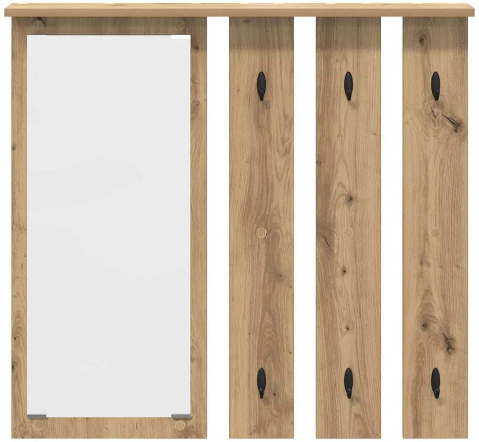 Prikabinamas paltas Sieninis artisano ąžuolo 84 x 10 x 80 cm