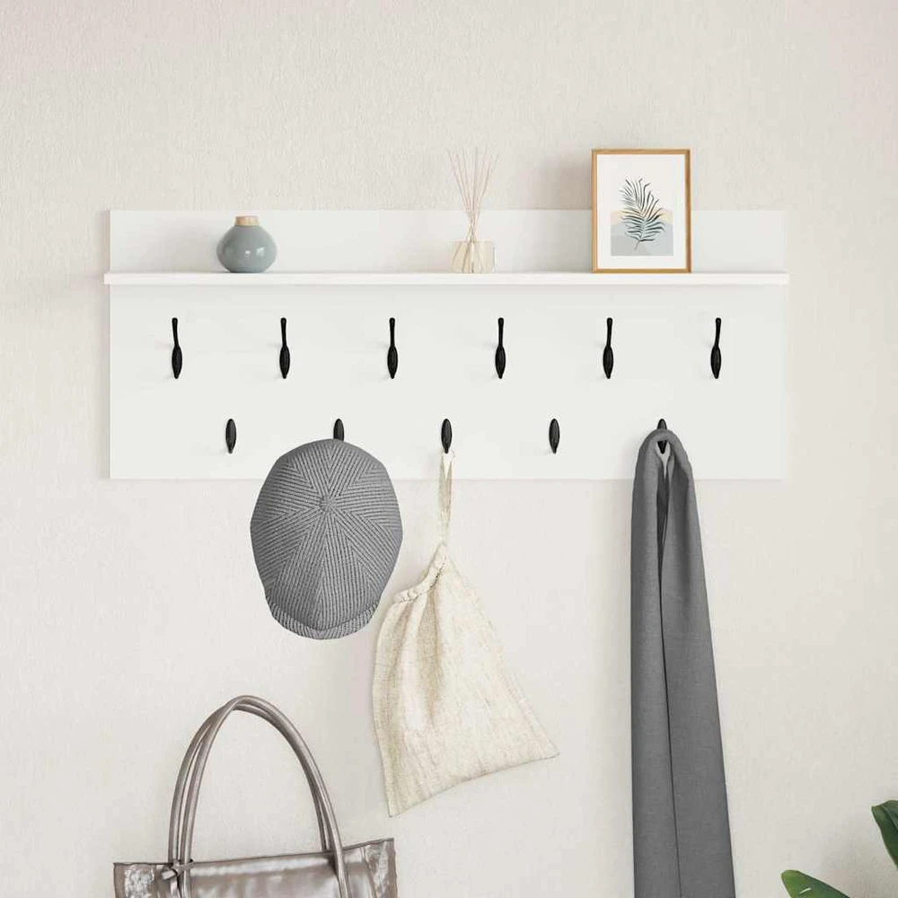Prikabinamas paltas Sieninis Balta 100 x 40 x 12 cm