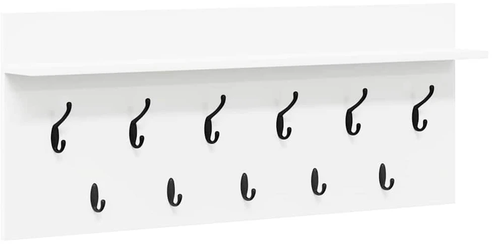 Prikabinamas paltas Sieninis Balta 100 x 40 x 12 cm