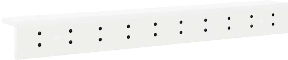 Prikabinamas paltas Sieninis Balta 100 x 10,5 x 10,5 cm