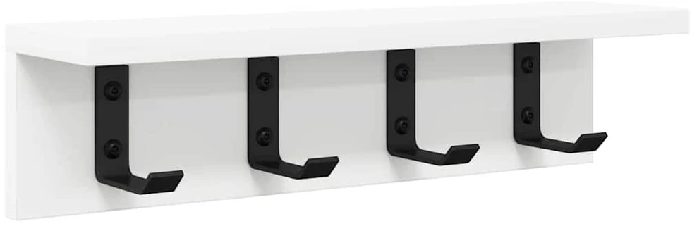 Prikabinamas paltas Sieninis Balta 40 x 10,5 x 10,5 cm