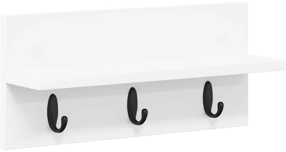 Prikabinamas paltas Sieninis Balta 40 x 10,5 x 18 cm