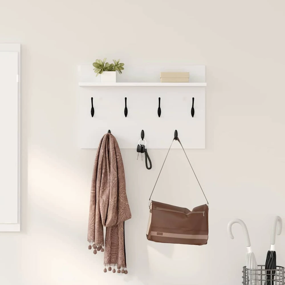 Prikabinamas paltas Sieninis Balta 60 x 40 x 12 cm