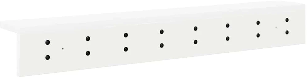 Prikabinamas paltas Sieninis Balta 80 x 10,5 x 10,5 cm