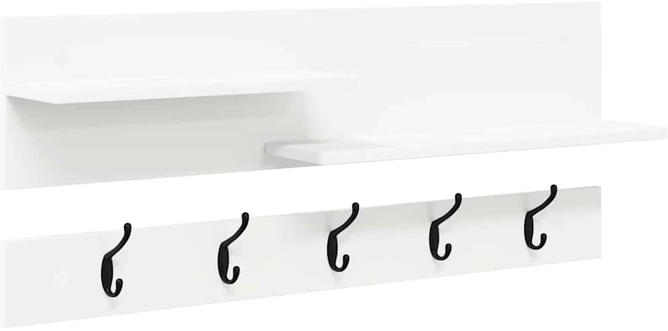Prikabinamas paltas Sieninis Balta 90 x 15 x 36 cm