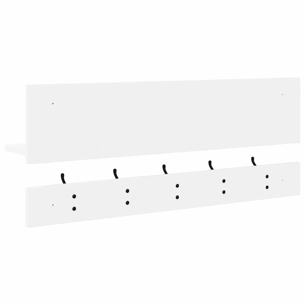 Prikabinamas paltas Sieninis Balta 90 x 15 x 36 cm