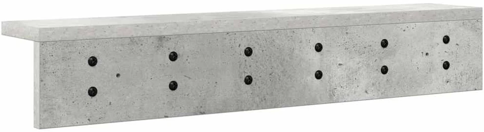Prikabinamas paltas Sieninis Betono pilka 60 x 10,5 x 10,5 cm