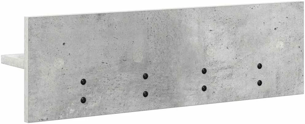 Prikabinamas paltas Sieninis Betono pilka 60 x 10,5 x 18 cm