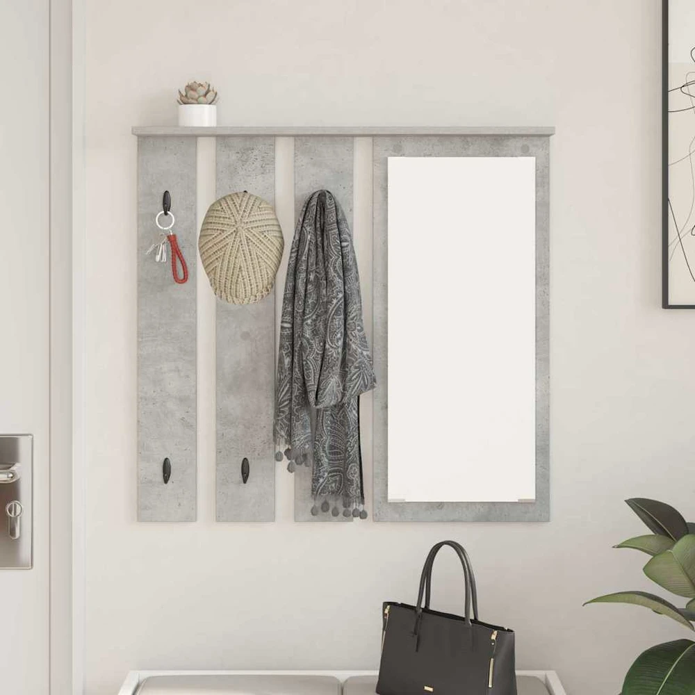 Prikabinamas paltas Sieninis Betono pilka 84 x 10 x 80 cm