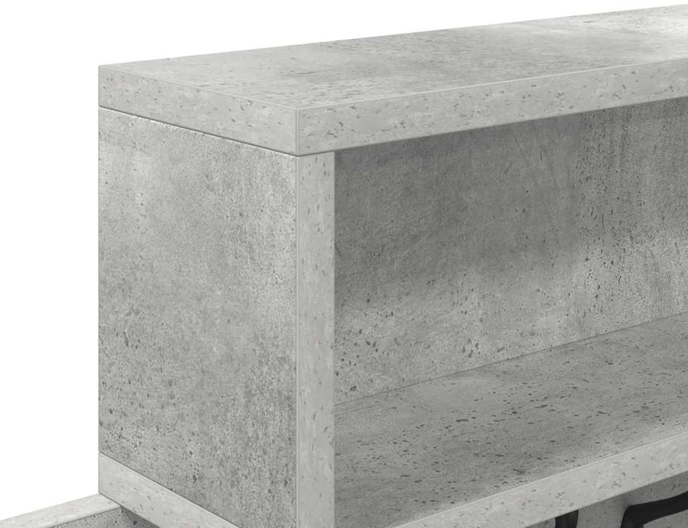 Prikabinamas paltas Sieninis Betono pilka 100 x 12 x 43,5 cm