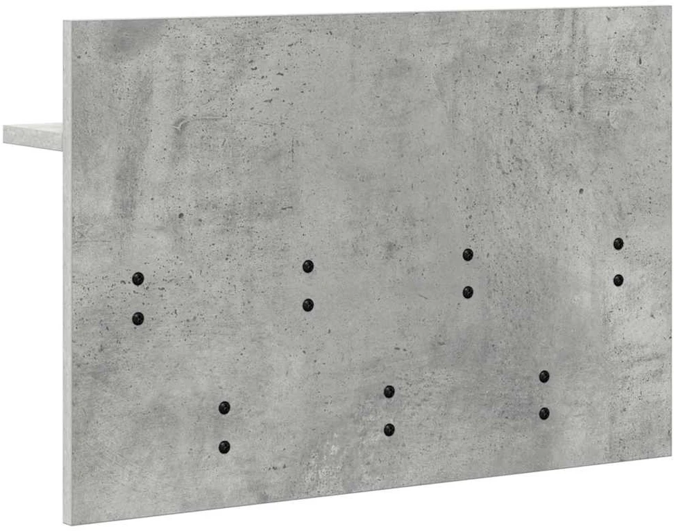 Prikabinamas paltas Sieninis Betono pilka 60 x 40 x 12 cm