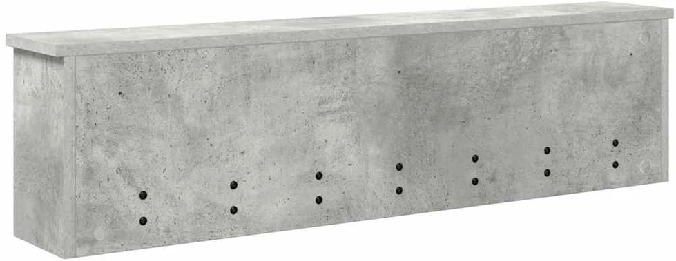 Prikabinamas paltas Sieninis Betono pilka 100 x 16 x 26 cm