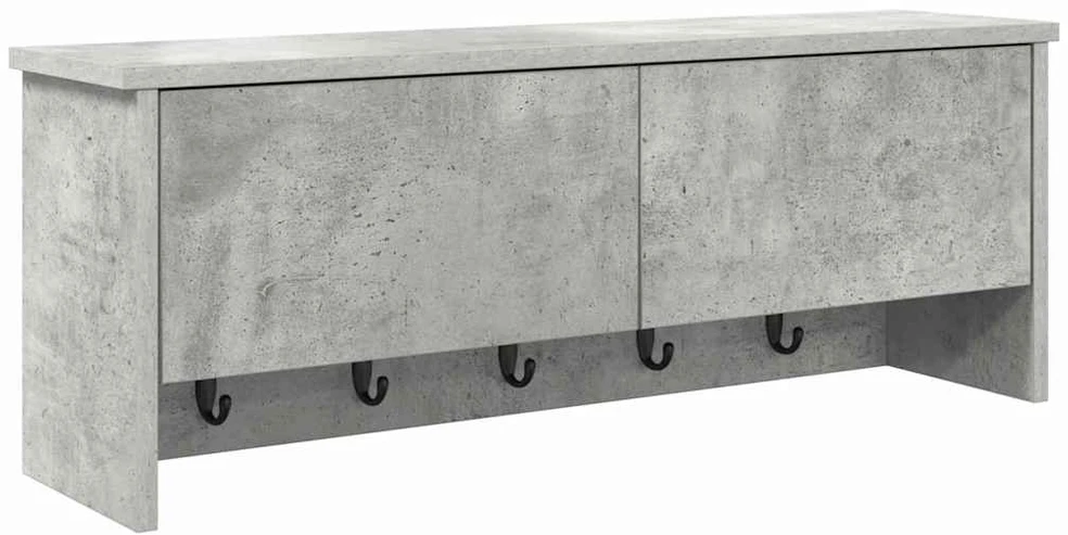 Prikabinamas paltas Sieninis Betono pilka 80 x 20 x 30 cm
